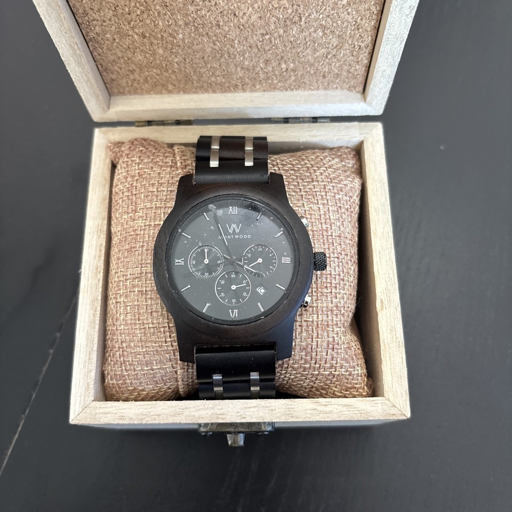Avantwood Men's Luxury Watch Wood Dial 45mm - Picture 6 of 7